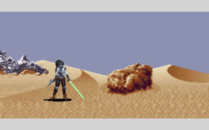 Hacer animación de personajes, juegos, hojas de sprites, estilo retro ...