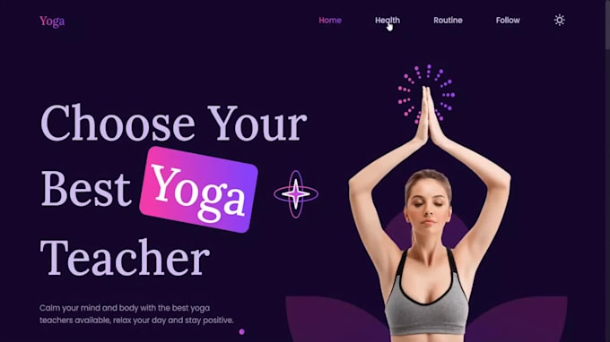 develop front end of your website