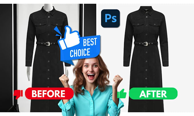 provide ecom product photo editing, image retouching