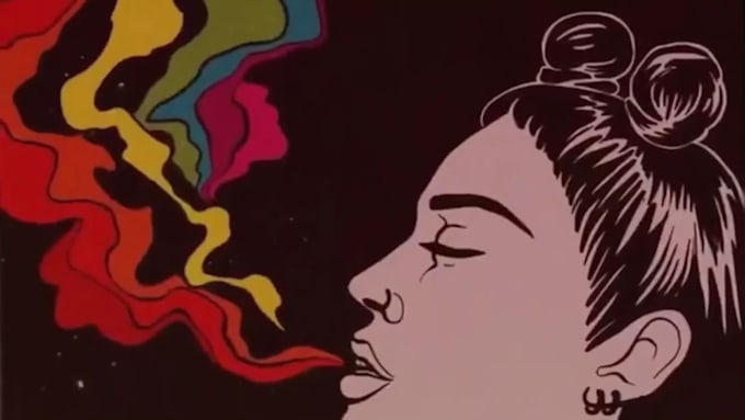 create an amazing psychedelic trippy visual music video