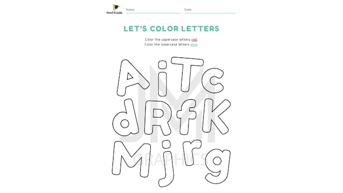 create printable worksheets for kindergarten