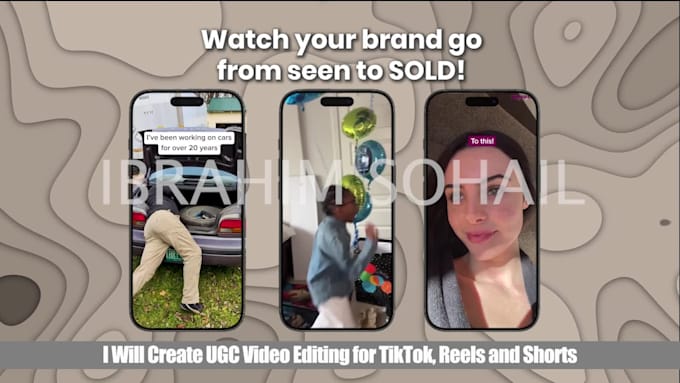 create ugc video editing for tiktok reels and shorts