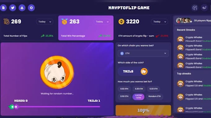 create web3 dapp and smart contract for any blockchain