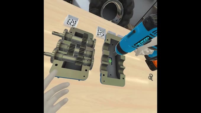 create VR simulation training or app software