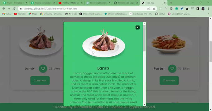 Make a responsive product landing page with react and nice ui by ...