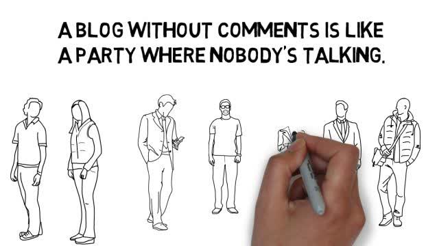 write 3 quality comments on your blog