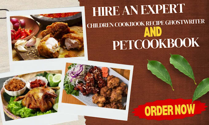 be cookbook recipe writer book recipe creation pet cookbook kid book formatting