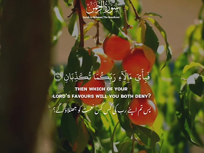 create quran recitation video shorts in 4k