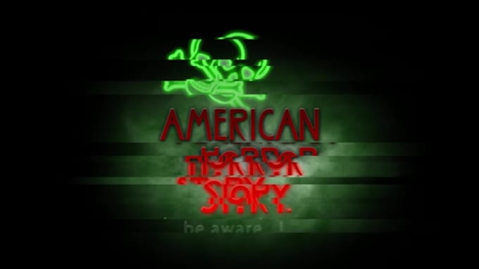 make scary glitch logo reveal intro