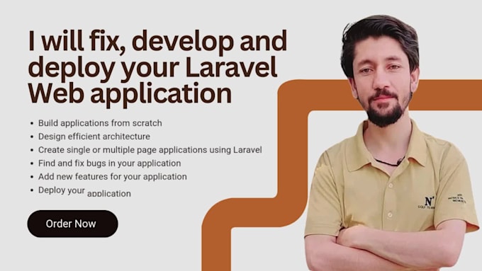 fix, deploy and develop your laravel web application