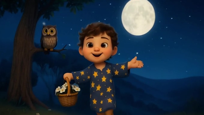 create 3d pixar style animated videos for you