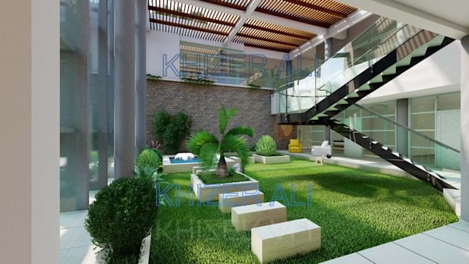 design landscape, terrace, backyard, pool, and patio