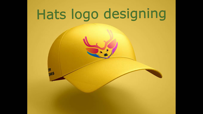 design logo for any kind of hats front, side, or back design