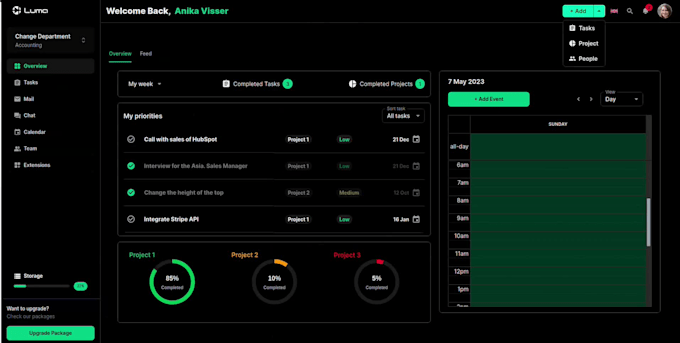 make saas application frontend and backend