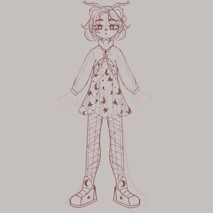 design a 2d vtuber model