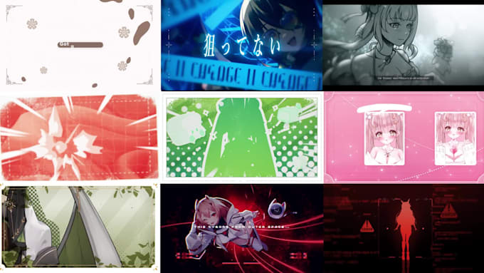 make intro, promotion video, debut for vtuber