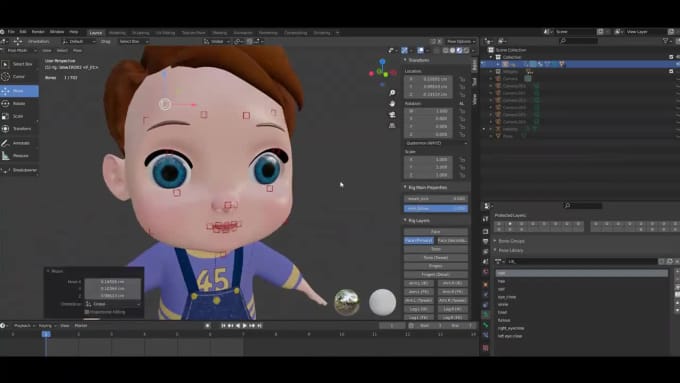 3d Character Rigging, Wonder Dynamic Rig, Rig 3d Character Model, Nsfw ...