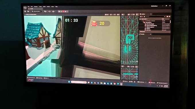 build unreal engine gameplay systems and optimized map