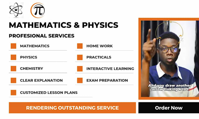 be your physics, mathematics and chemistry tutor