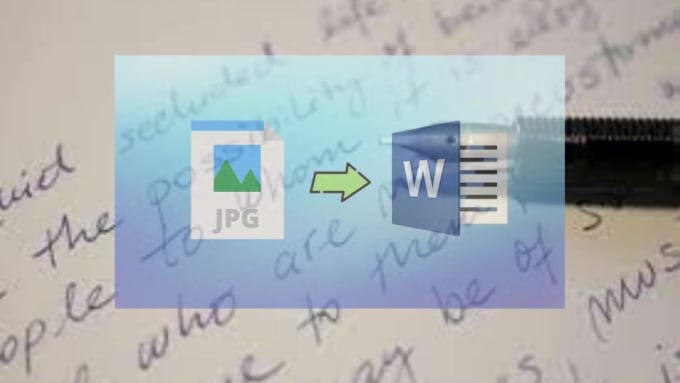 Convert Pdf Or Handwriting To Ms Word Ms Excel By Priyasivanesan Fiverr 4032