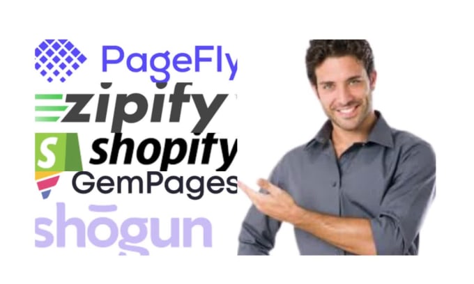 Design shopify landing page by shogun pagefly gempages zipify shopify