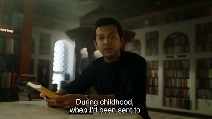 write subtitles from hindi to english
