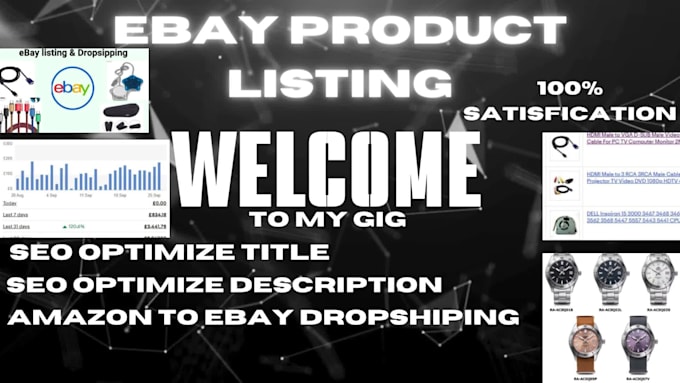 be ebay VA ebay dropshipping cross listing product listing lister