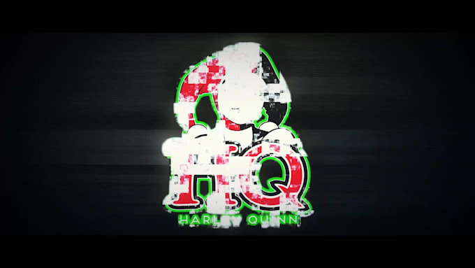 create a glitched intro or outro video