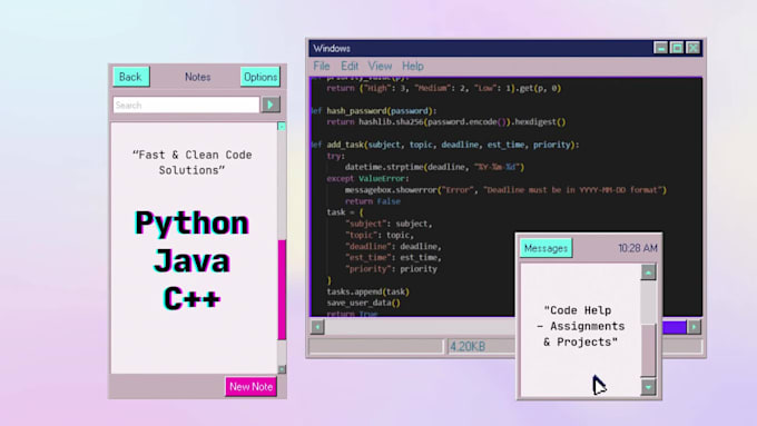 help with java python cpp assignments and projects