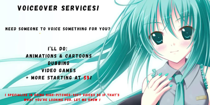 voice anything in a soft anime girl voice