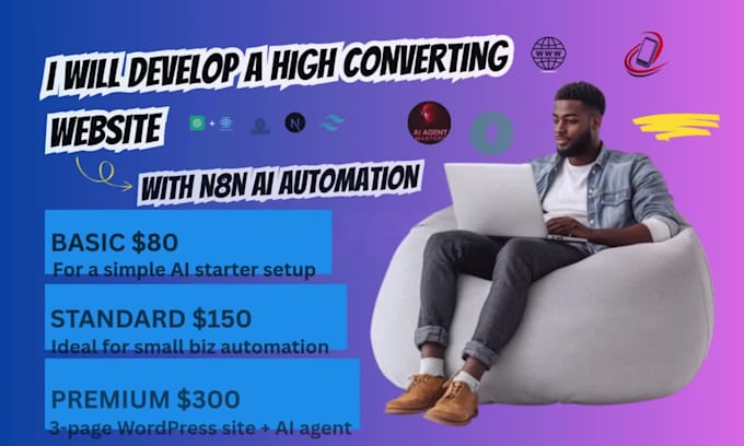 build ai agent website development with chatbot