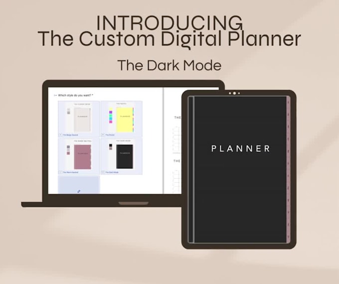 design a custom digital planner, journal, calendar for personal use