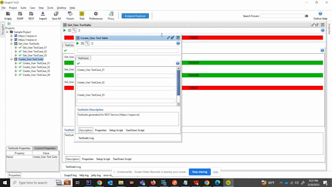 do API automation using soapui