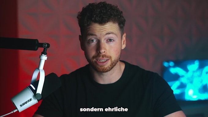 create a high quality german ugc video