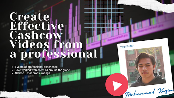 do expert faceless video editing for your cash cow channel