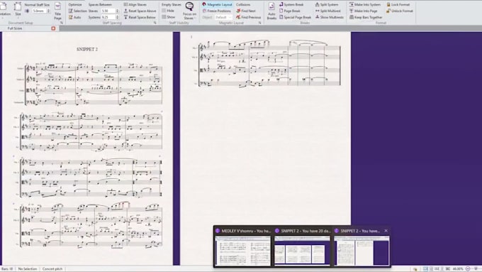 convert midi files into scores