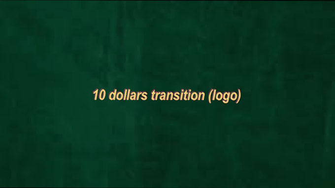 make you a high quality aesthetic stinger transition