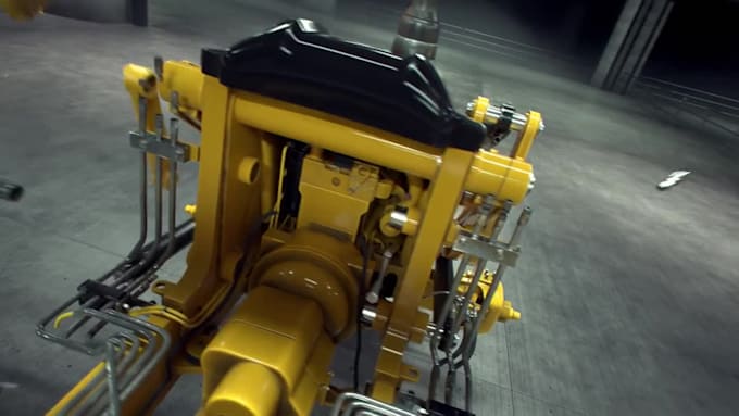 3d robot industrial animation video, 3d industrial explainer video