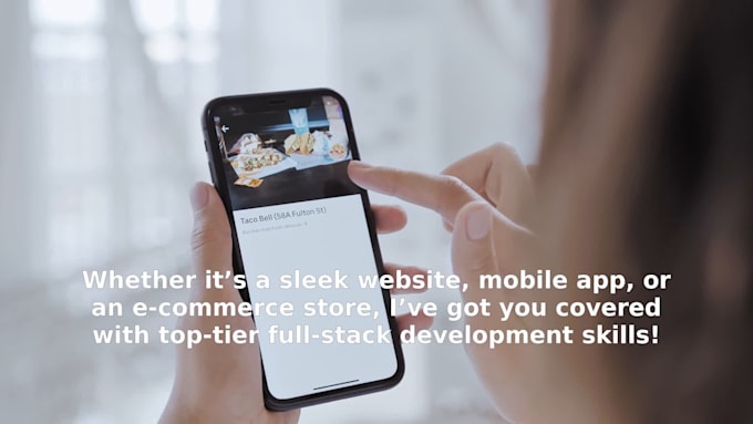 build website, website development, full stack developer, front end developer
