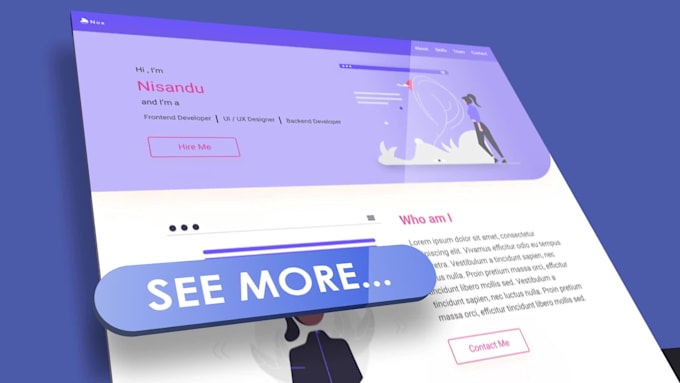 build your web page with HTML, CSS, js, react and nodejs express
