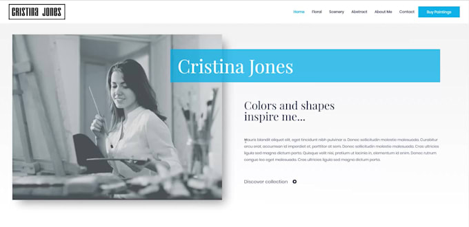 create wordpress website design, website development