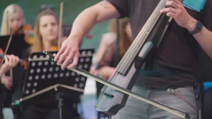 compose touching cello or electric cello track for your music