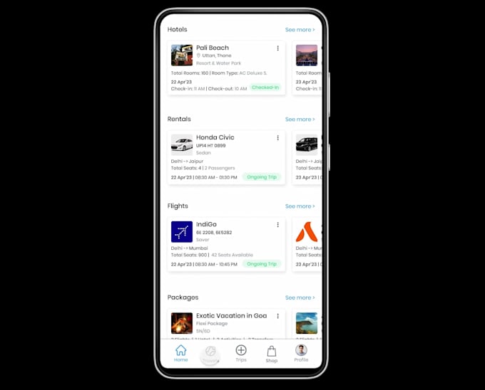 Design a whole mobile app ui ux design in figma by Varun_reddyy | Fiverr