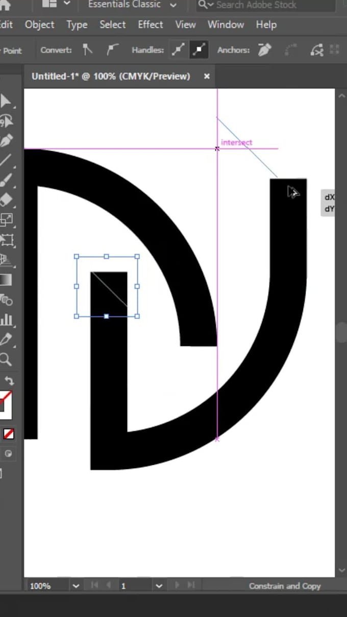 design a modern minimalist identity and professional business logo