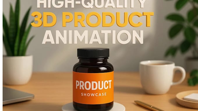 create 3d amazon product animation with lifestyle scenes