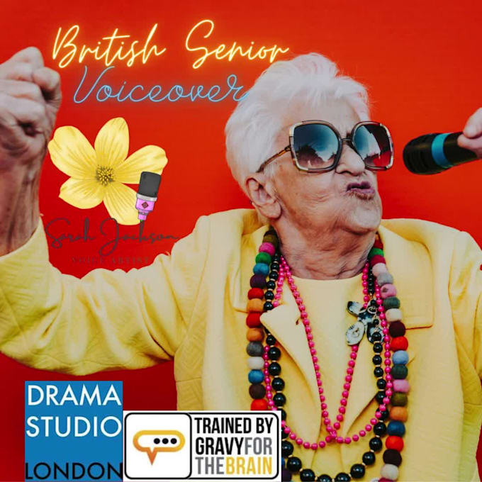 record a senior lady character voice