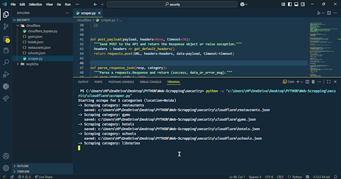 web scraping, data extraction, and automation using python