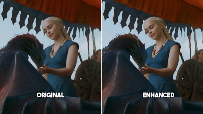 upscale, enhance and increase video quality
