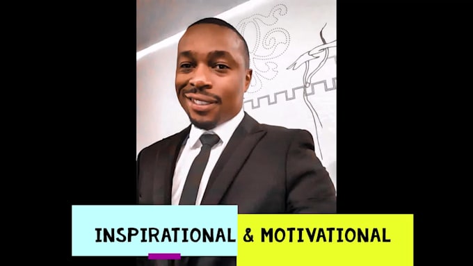 record an inspirational or motivational male voice over