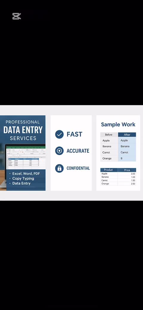 do data entry and copy past jobs error free and fast